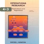 Operations Research - Applications and Algorithms - Third, Boeken, Verzenden, Gelezen, Wayne L. Winston