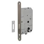 Woningbouw cilinder kastslot geborsteld rvs 55 mm, Ophalen of Verzenden, Nieuw, Slot