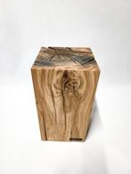 THE FOREST - Table dappoint - Shou Sugi Ban - Chêne - Fait