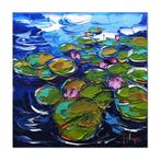 Olivier Pfleger - Mandrafina  Les nénuphars, Antiek en Kunst, Kunst | Schilderijen | Modern