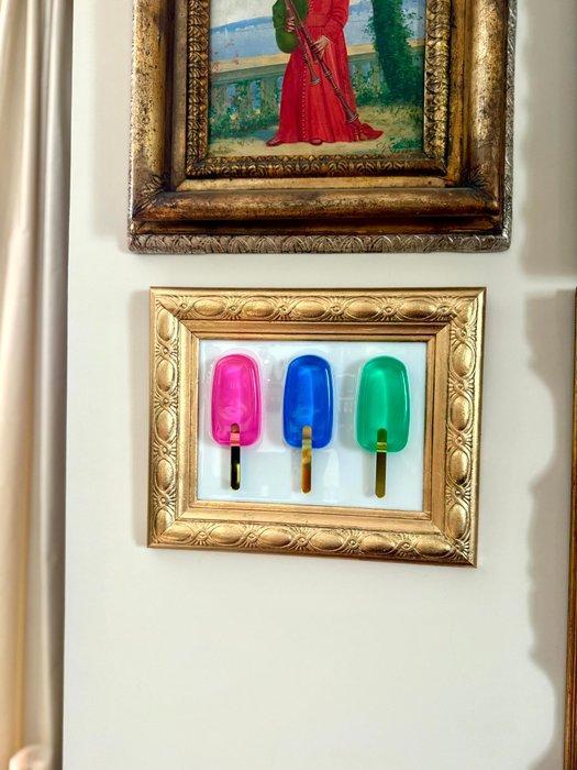 Lavinias - Lavinia Spagnuolo - Quadro gelati colorati, Antiek en Kunst, Kunst | Schilderijen | Modern