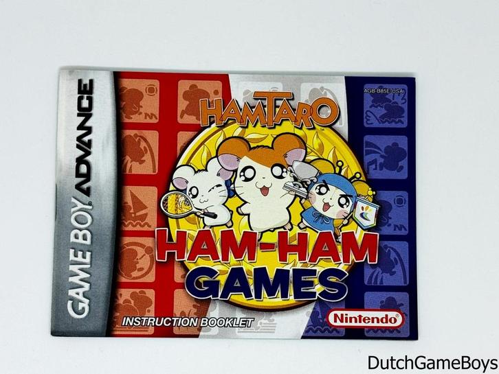 Gameboy Advance / GBA - Hamtaro - Ham-Ham Games - USA - Manu, Games en Spelcomputers, Games | Overige, Gebruikt, Verzenden
