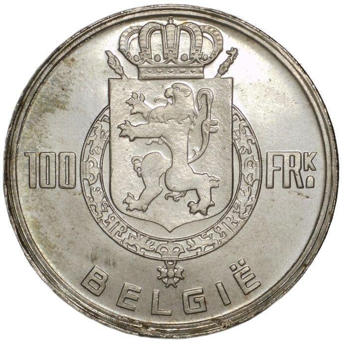 België. Prins Karel. 100 Frank ESSAI / PATTERN 1948 VL -, Postzegels en Munten, Munten | Nederland