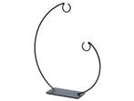 Metalen frame metal ornament stand uit balans 40 cm zwart