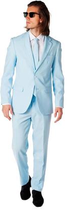 OppoSuits Cool Blue Kostuum maat Maat 52/54 (L) Heren, Verzenden, Nieuw, Maat 52/54 (L), Opposuits