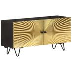 vidaXL Tv-meubel 90x30x45 cm massief mangohout, Huis en Inrichting, Kasten |Televisiemeubels, Verzenden, Nieuw