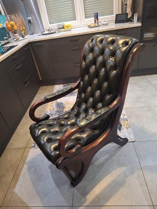 Fauteuil (2) - Leder, Antiquités & Art, Curiosités & Brocante