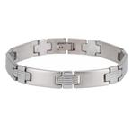 Fako Bijoux® - Stalen Herenarmand - Armband Voor Heren - RVS, Handtassen en Accessoires, Armbanden, Verzenden, Nieuw