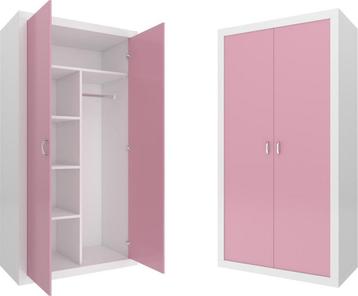 Moderne kinder-kledingkast met 2 deuren - 90x190x50 cm -..., Ophalen of Verzenden, Nieuw