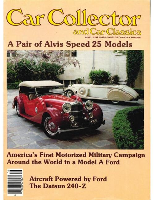 1983 CAR COLLECTOR AND CAR CLASSICS MAGAZINE 06 ENGELS, Livres, Autos | Brochures & Magazines, Enlèvement ou Envoi