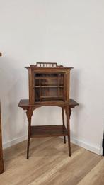 Meuble cabinet sur pied - Bois - Meuble art nouveau, Antiquités & Art