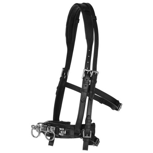 Kaptoom leder, exclusief zwart wb, incl. bit - kerbl, Dieren en Toebehoren, Overige Dieren-accessoires, Nieuw