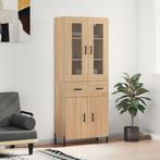 vidaXL Hoge kast 69,5x34x180 cm bewerkt hout sonoma, Huis en Inrichting, Verzenden, Nieuw