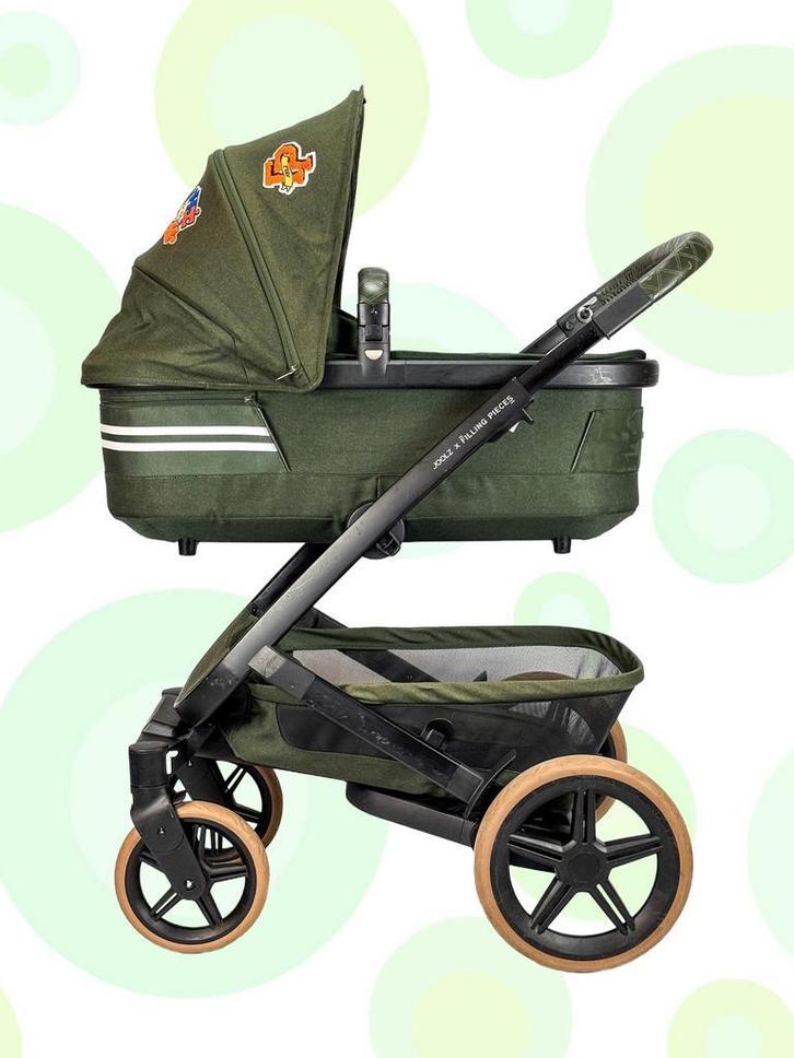 Joolz Geo3 Filling Pieces limited edition refurbished, Kinderen en Baby's, Kinderwagens en Combinaties, Met reiswieg, Verstelbare duwstang