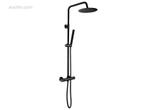 1 x Regendoucheset met thermostaat - Zwart Bagno.., Ophalen, Nieuw