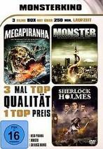 MONSTERKINO - Megapiranha - Monster - Sherlock Holme...  DVD, Zo goed als nieuw, Verzenden