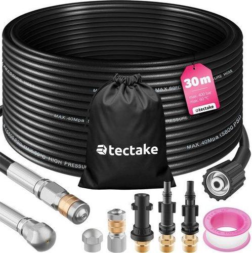 Tweedekans | tectake® rioolslang - leidingreinigingsslang 2x, Tuin en Terras, Hogedrukreinigers, Ophalen of Verzenden