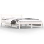 Massief Grenenhout Bed 120x190 | Tweede Kansje OP = OP, Verzenden, Wit, Nieuw, 190 cm of minder