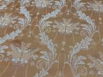 Fiori e Festoni: Zijde Lampasso met rocaille-motieven en