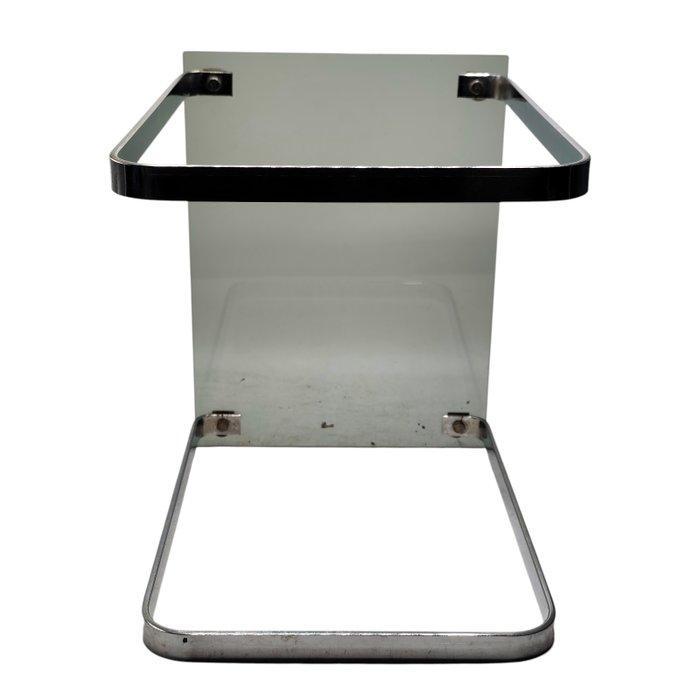 Bijzettafel - Glas, Metaal, Antiek en Kunst, Kunst | Designobjecten