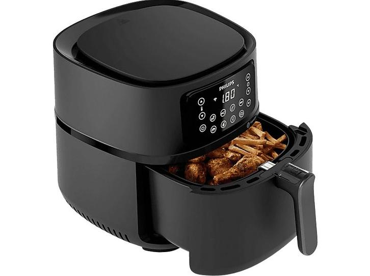 Philips -  Airfryer Connected Xxl Series 5000  - Zwart, Elektronische apparatuur, Airfryers, Airfryer XXL, Nieuw, 1000 t/m 1499 gram