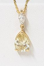Collier avec pendentif - 18 carats Or jaune -  1.74ct. tw., Bijoux, Sacs & Beauté, Bijoux anciens