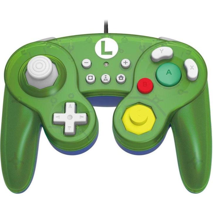 Hori Super Smash Bros Controller Luigi Edition, Games en Spelcomputers, Spelcomputers | Nintendo Wii, Zo goed als nieuw, Ophalen of Verzenden