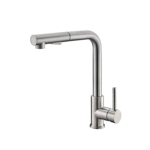 Keukenkraan BWS Nine Inclusief Uittrekbare Handdouche RVS, Doe-het-zelf en Bouw, Sanitair, Kraan, Nieuw, Chroom, Ophalen of Verzenden