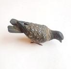 Geschützt - Sculpture, Pigeon commun - 3.5 cm - Bronze de, Antiek en Kunst