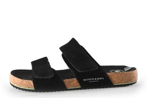 Scotch & Soda Slippers in maat 41 Zwart | 5% extra korting, Kleding | Dames, Schoenen, Zwart, Zo goed als nieuw, Slippers, Verzenden