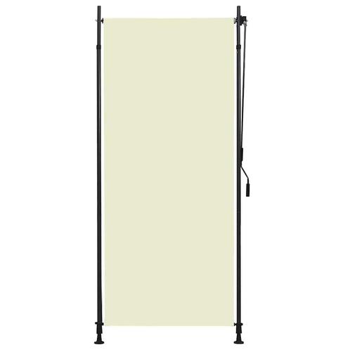Rolgordijn Buiten Creme 100x270 cm | Retour Deal | Veranda, Tuin en Terras, Zonneschermen, Minder dan 250 cm, Nieuw, Screen, 150 tot 300 cm