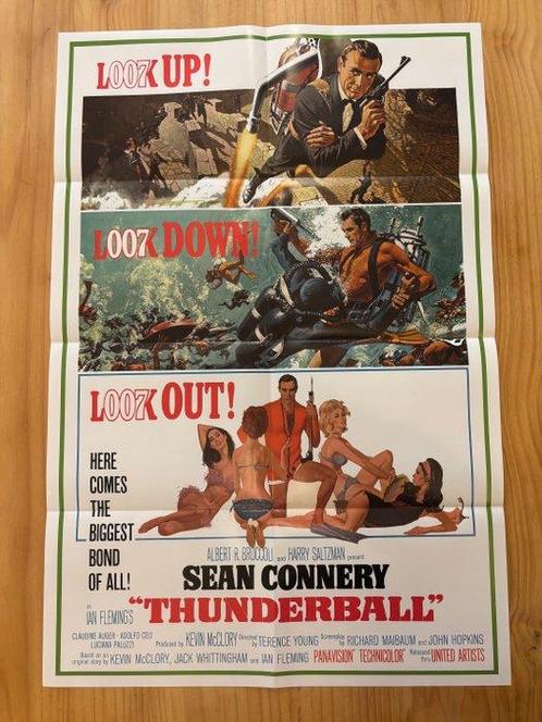 US Poster 1965 - 91x61 cm - James Bond 007: Thunderball -, Verzamelen, Film en Tv