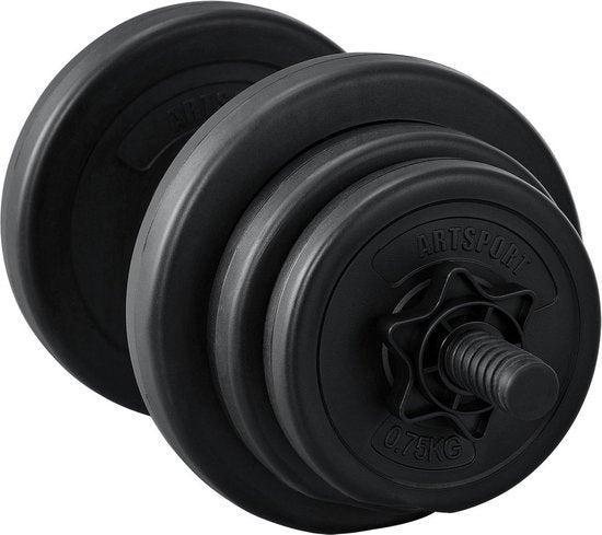 2dekans | Juskys Halterset / Dumbells 10 kg - 1 Stuk -, Sport en Fitness, Fitnessmaterialen, Ophalen of Verzenden