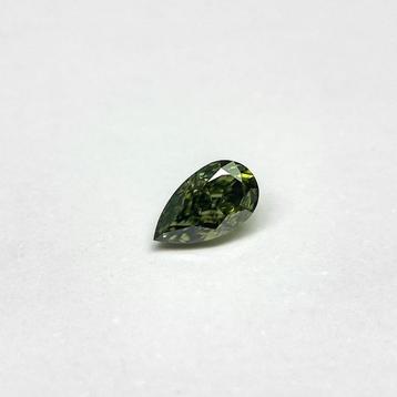 1 pcs Diamant (Natuurlijk gekleurd) - 0.50 ct - Peer - Fancy