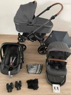 Maxi-Cosi Nova 4 Sparkling Grey kinderwagen – 3 in-1 Set, Kinderen en Baby's, Zo goed als nieuw, Kinderwagen, Maxi-Cosi, Verstelbare duwstang