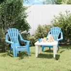 vidaXL Kindertuinstoelen 2 st hout-look 37x34x44 cm, Tuin en Terras, Verzenden, Nieuw