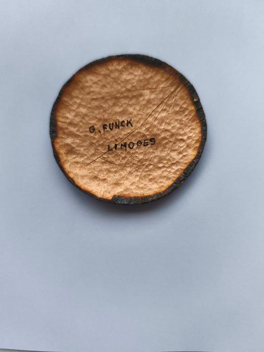 Emaille plaat - Koper, Porselein, Antiek en Kunst, Curiosa en Brocante