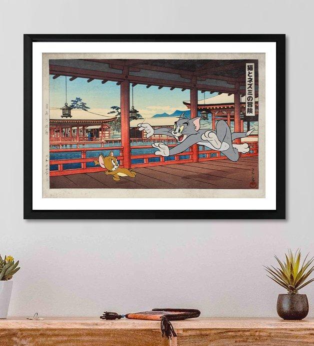 Kodo88 Giclée - Tom & Jerry at Miyajima  – Limited, CD & DVD, DVD | Films d'animation & Dessins animés