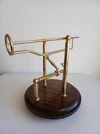 No reserve price! - Flessenonderzetter - Messing, Hout -