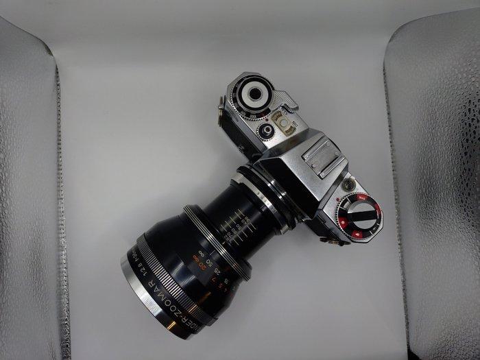 Voigtländer Zoomar 36-82mm + Köcher und Deckel mit Zeiss, Audio, Tv en Foto, Fotocamera's Analoog