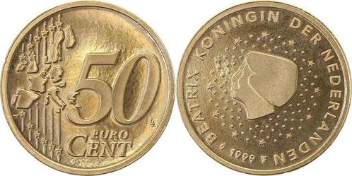 50cent Probe 50 Cent 1999 Nederland 7,6g ohne Riffel gepr..., Timbres & Monnaies, Monnaies | Europe | Monnaies non-euro, Envoi