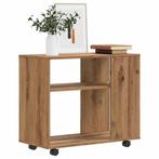 vidaXL Bijzettafel 70x35x55 cm bewerkt hout artisanaal, Huis en Inrichting, Tafels | Bijzettafels, Verzenden, Nieuw
