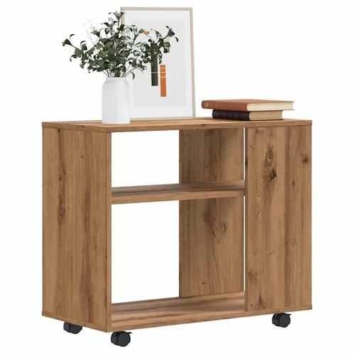 vidaXL Bijzettafel 70x35x55 cm bewerkt hout artisanaal, Huis en Inrichting, Tafels | Bijzettafels, Nieuw, Verzenden