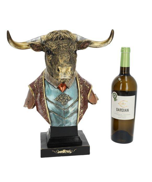 Beeldje - Bull bust - Hars, Antiek en Kunst, Kunst | Designobjecten
