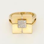 Ring - 18 karaat Geel goud Diamant (Natuurlijk), Nieuw