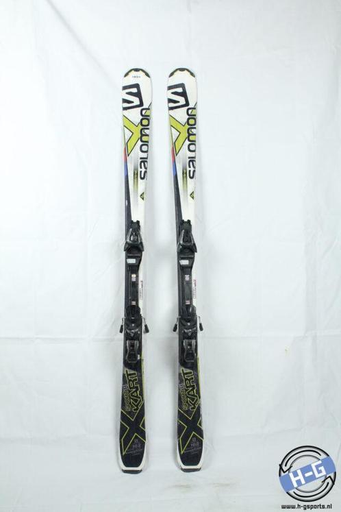 Refurbished - Ski - Salomon Powerline X Kart White - 162, Sports & Fitness, Ski & Ski de fond, Enlèvement ou Envoi