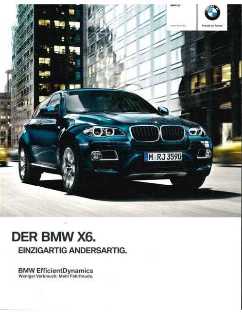 2013 BMW X6 BROCHURE DUITS, Boeken, Auto's | Folders en Tijdschriften