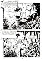 Milo Manara - 1 Original page - Jolanda De Almaviva #50 -, Boeken, Stripverhalen, Nieuw