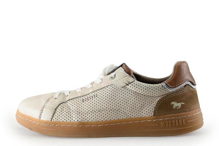 Mustang Sneakers in maat 43 Beige, Kleding | Heren, Schoenen, Overige kleuren, Zo goed als nieuw, Sneakers, Verzenden