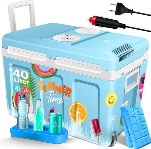 KESSER® Thermo-Elektrische Koelbox – 40L – 12V/230V – Blauw, Huis en Inrichting, Woonaccessoires | Overige, Verzenden